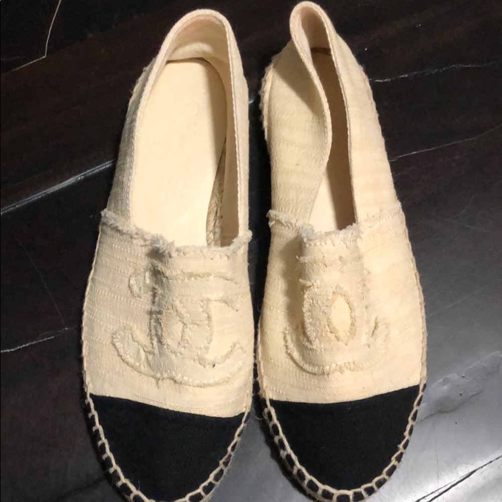 Brand new never worn Chanel espadrilles size 37